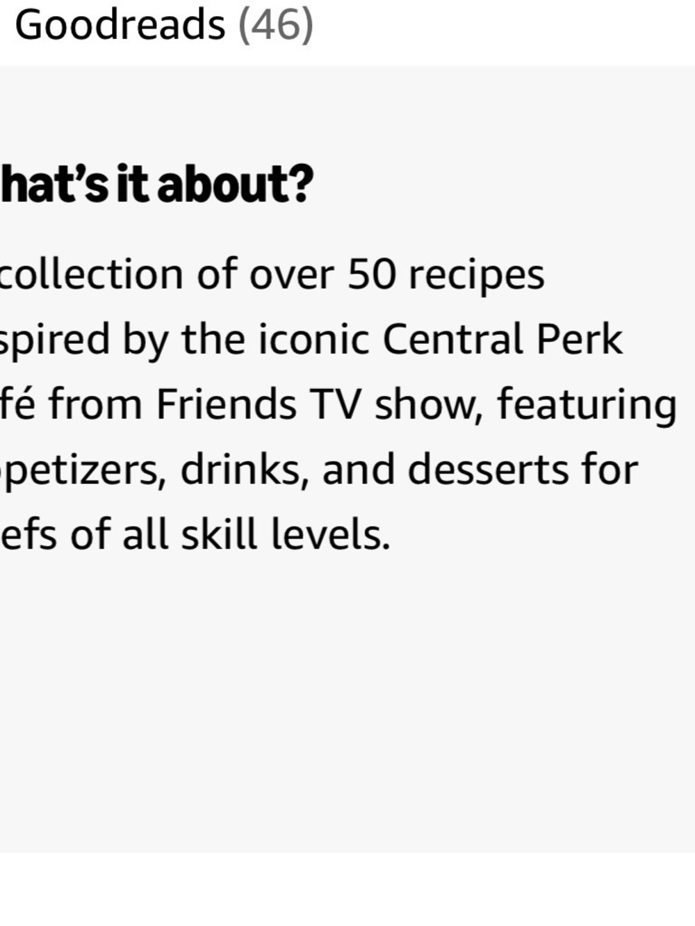 Friends Central Perk The Official Cookbook - Yellow & Purple Cover - Picture 2 of 2